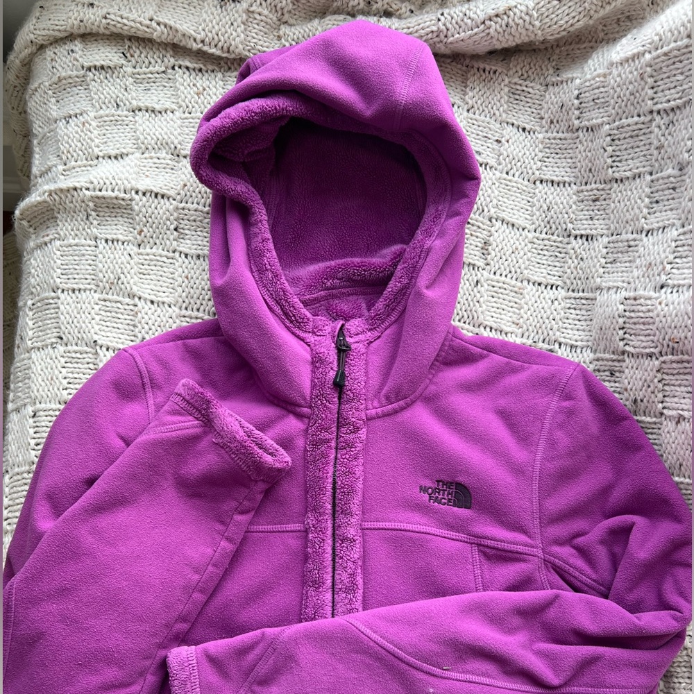 North Face purple fleece Jacket